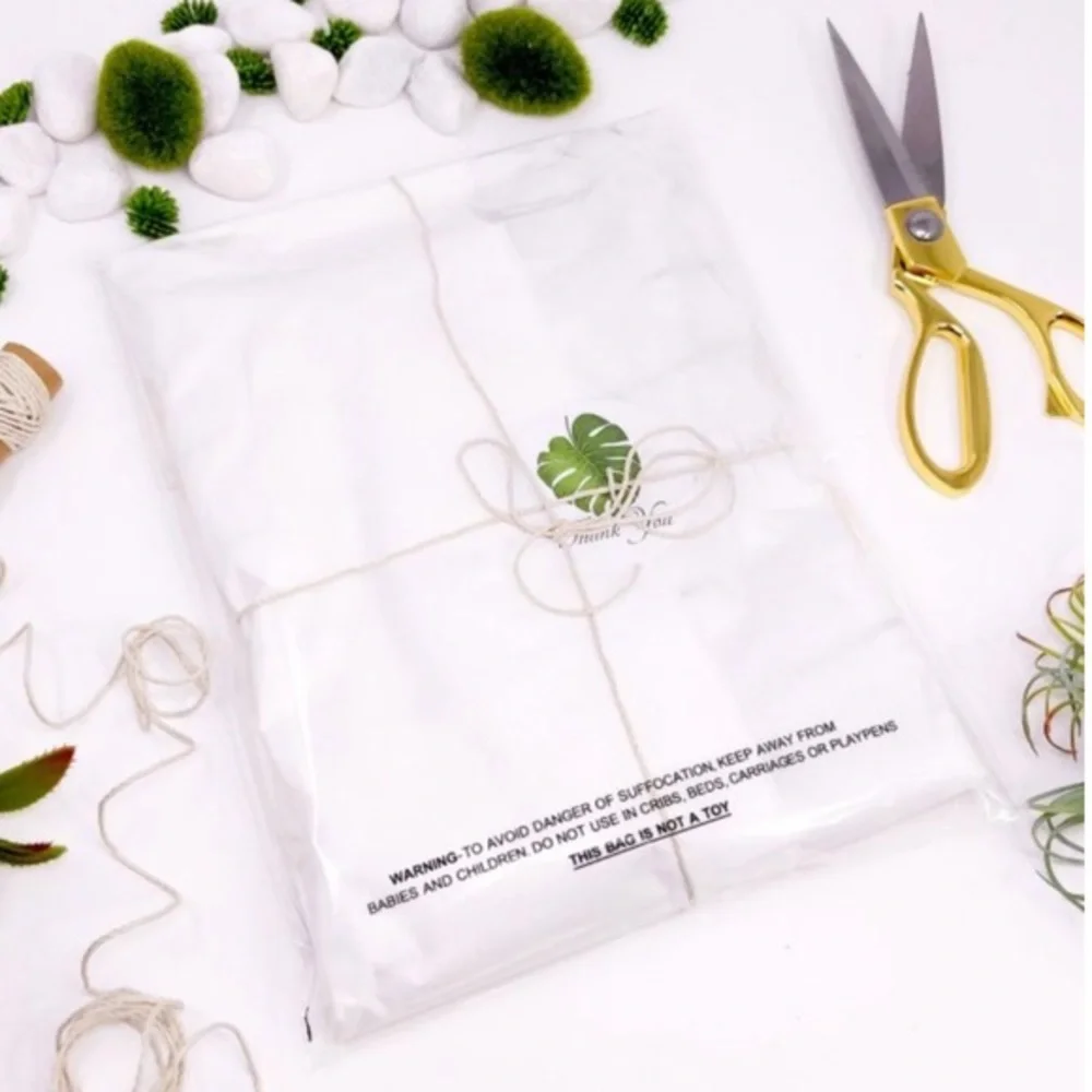 200 6X9 Clear Suffocation Warning Bags Home Office
